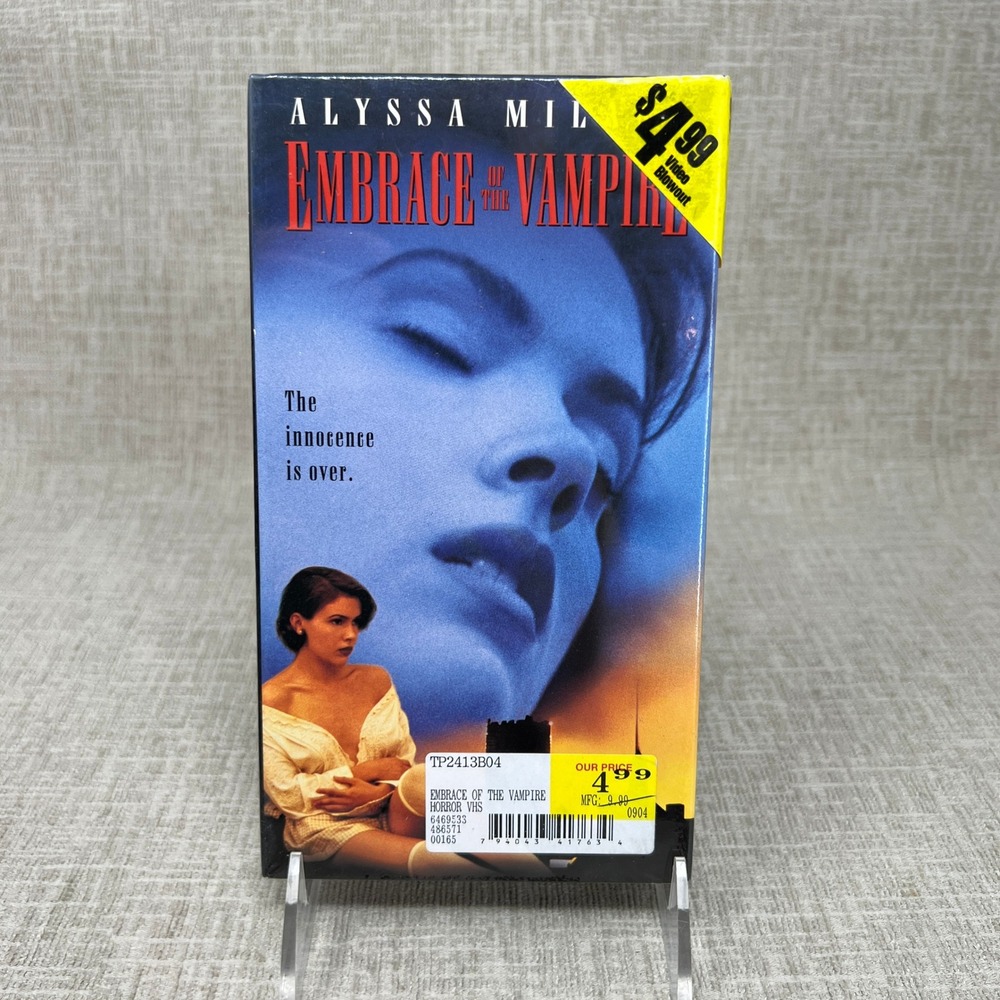 Embrace of the Vampire VHS Alyssa Milano 1995 New Line Home Video Factory Sealed